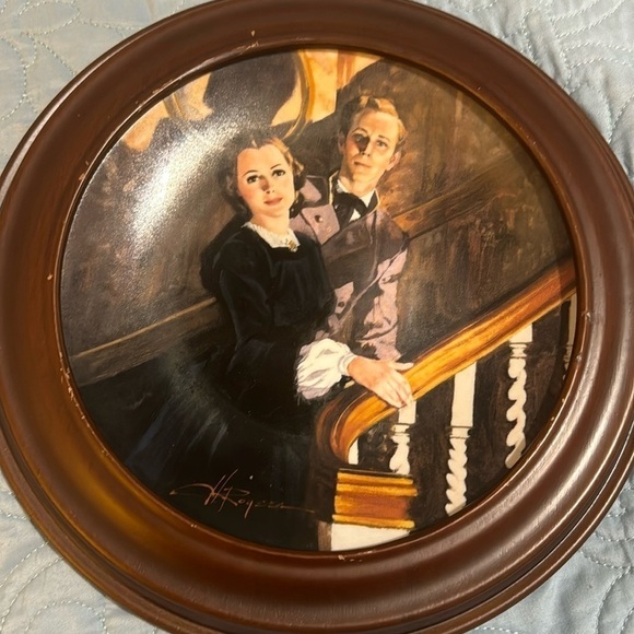 Gone with the Wind Scarletts Resolve Collector Plate - Picture 1 of 4
